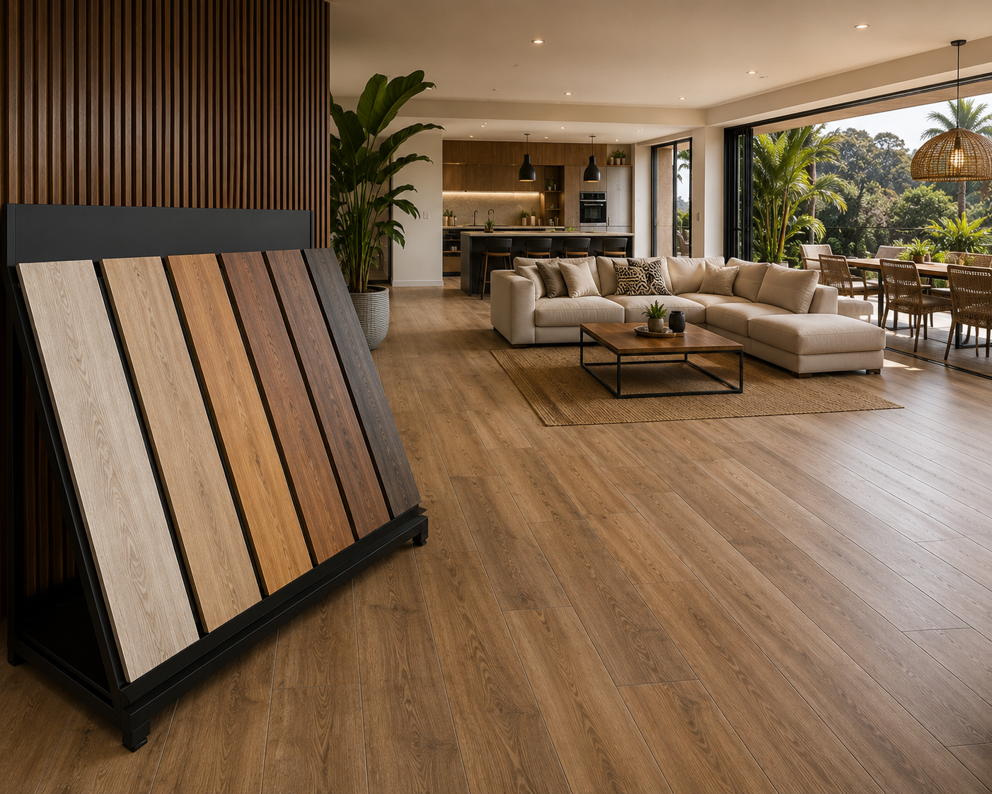 Buildcor wood grain tile collection