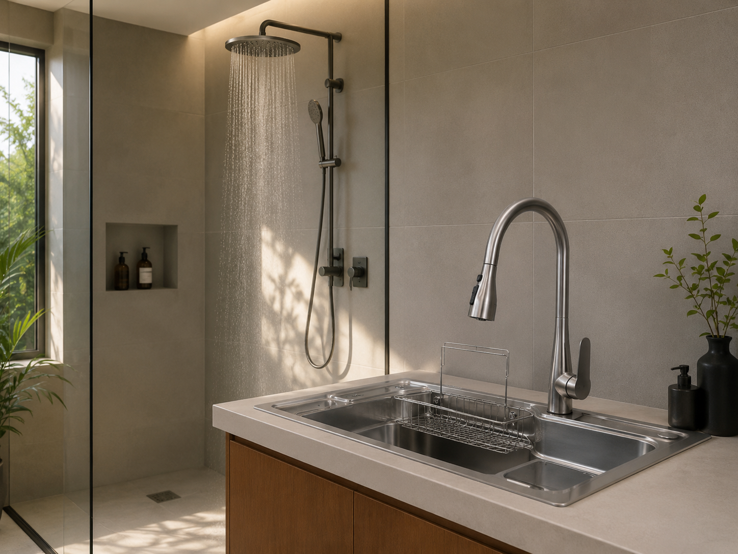 Buildcor faucets and showers collection