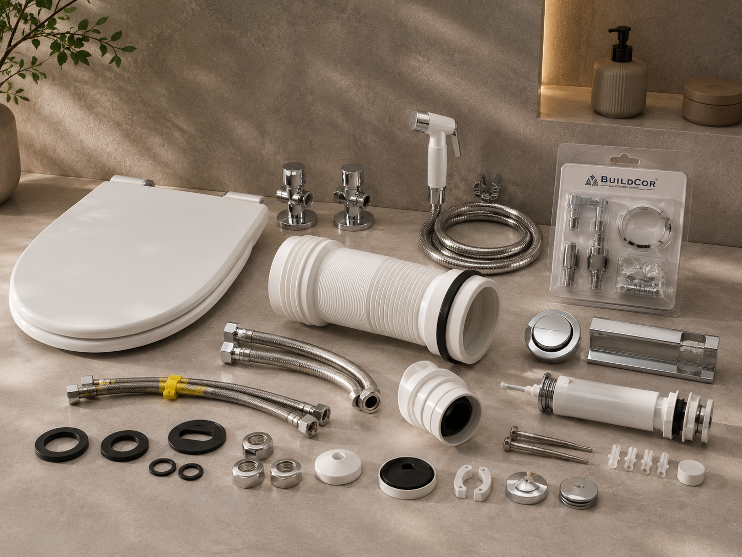 Buildcor bathroom accessories collection